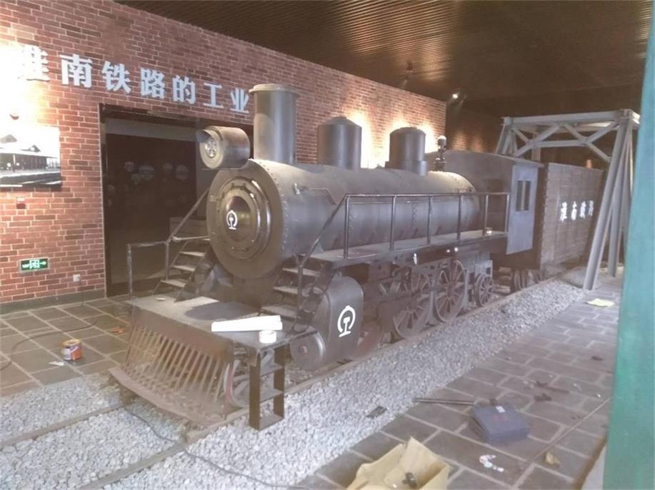 绥滨县蒸汽火车模型
